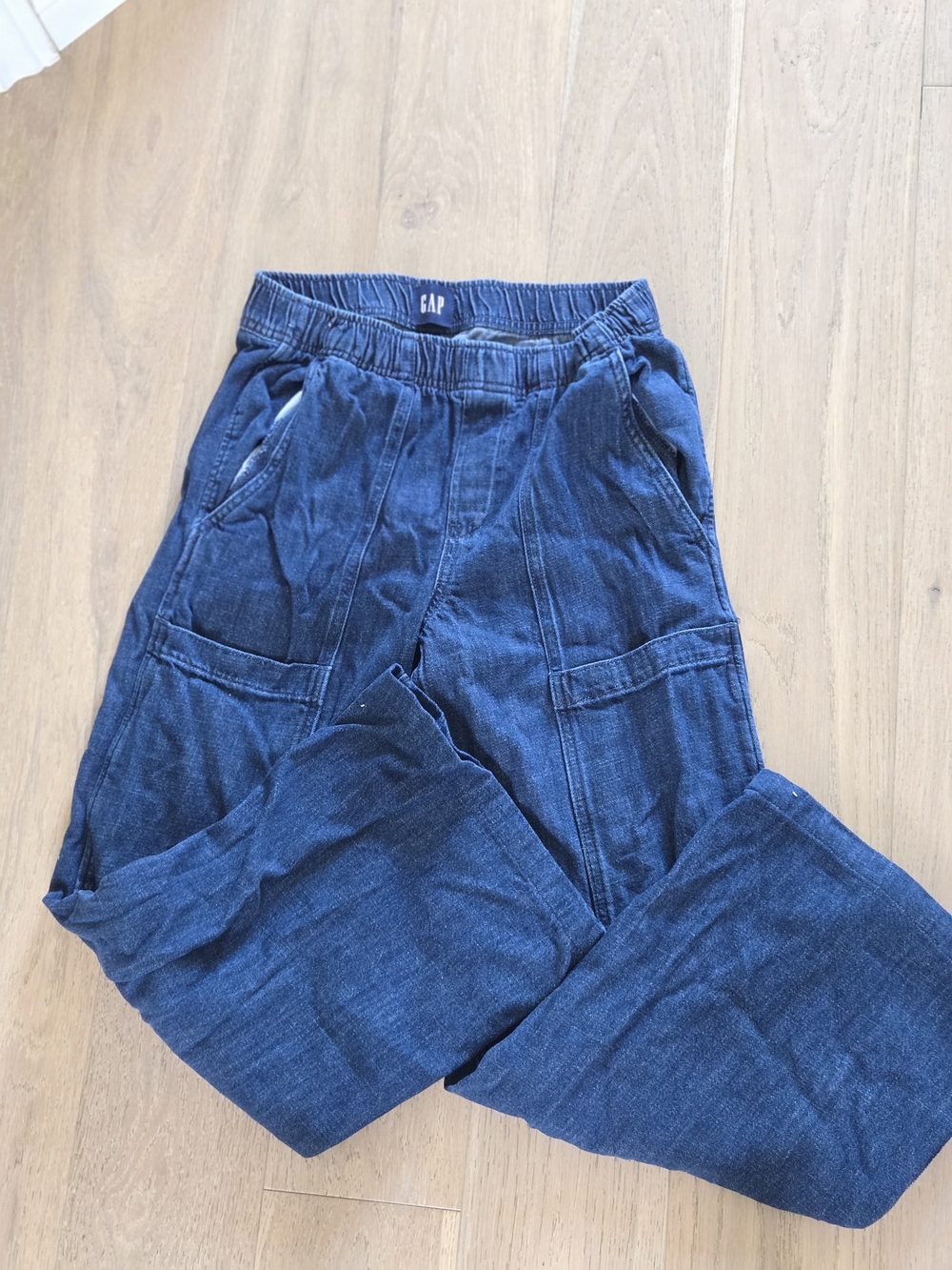 GAP Indigo Denim Cargo Joggers
